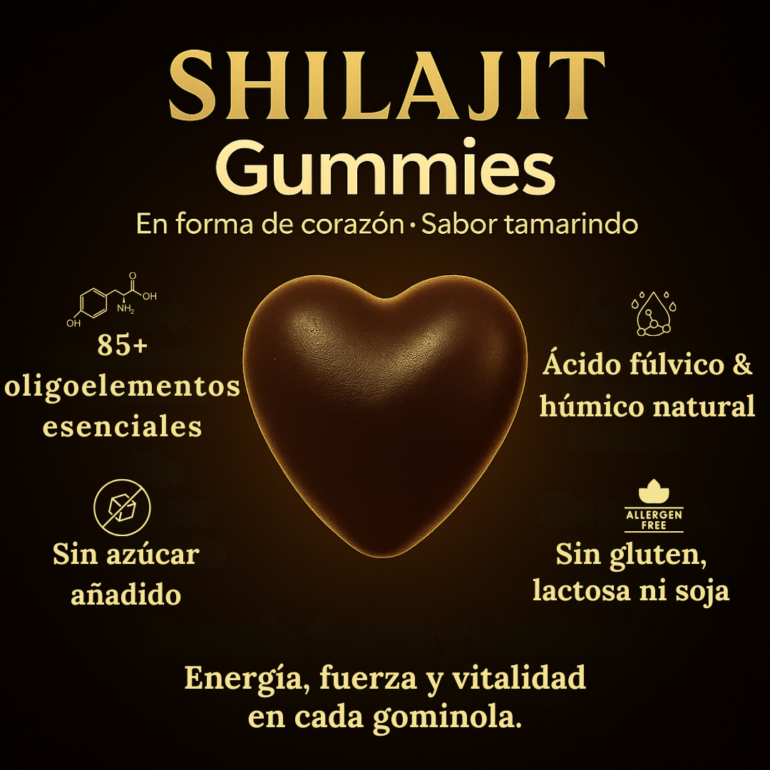 OFERTA 2x1 |Gominolas de Shilajit 100% Puro del Himalaya (160gr)
