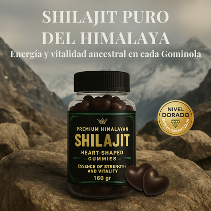 OFERTA 2x1 |Gominolas de Shilajit 100% Puro del Himalaya (160gr)