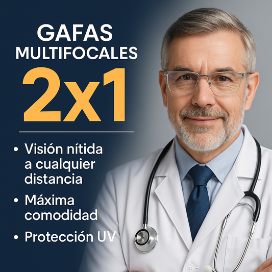 Pack Gafas Sensilens Multifocales + Fundas de Regalo | OFERTA 2X1