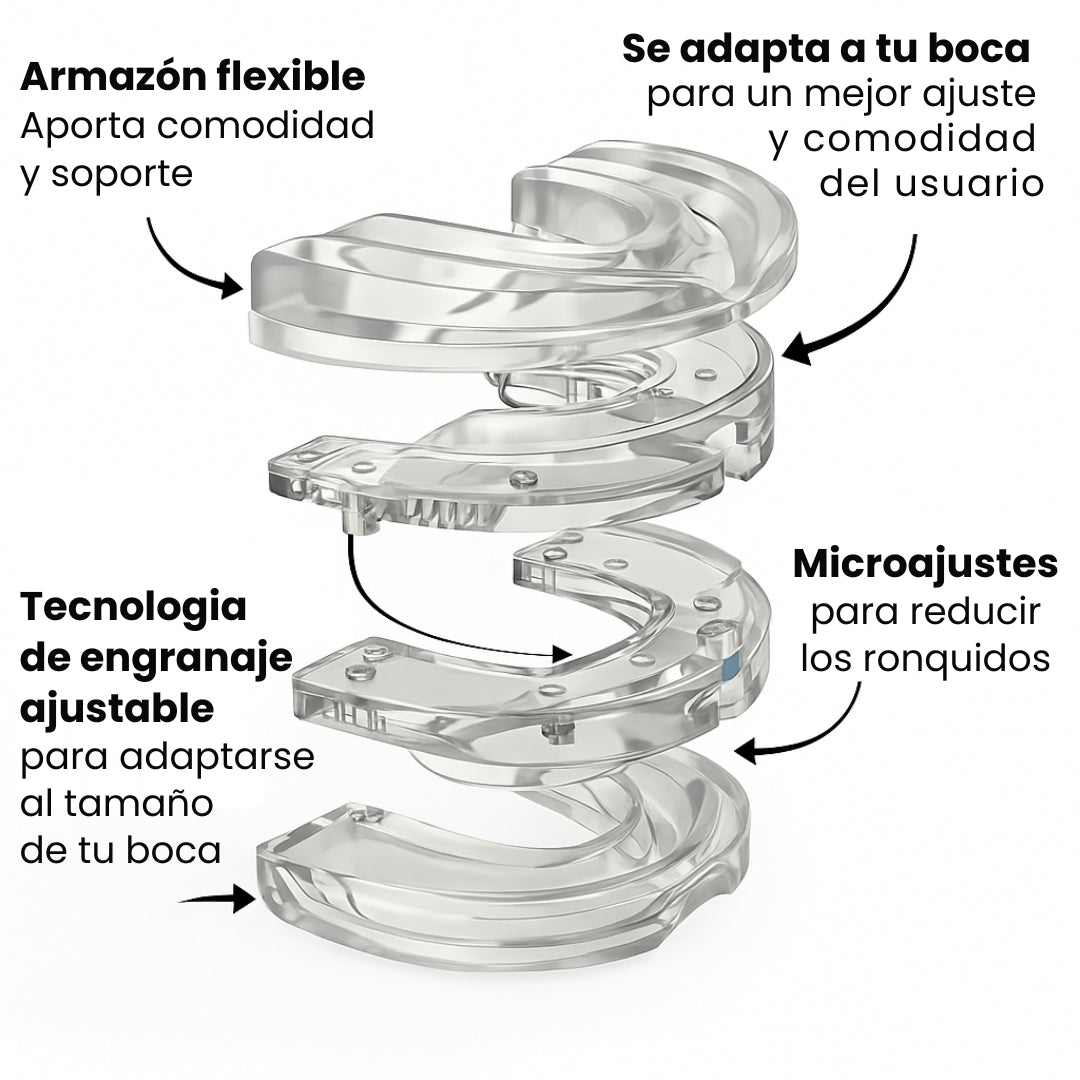 Morpheus – Protector Bucal Antirronquidos y Antibruxismo con Estuche Protector de Regalo
