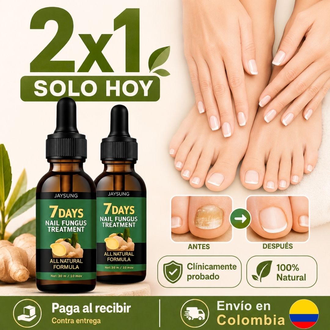 COMBO 2x1 | TRATAMIENTO ANTI HONGOS 7 DÍAS 100% NATURAL