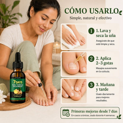 COMBO 2x1 | TRATAMIENTO ANTI HONGOS 7 DÍAS 100% NATURAL
