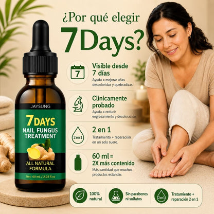 COMBO 2x1 | TRATAMIENTO ANTI HONGOS 7 DÍAS 100% NATURAL