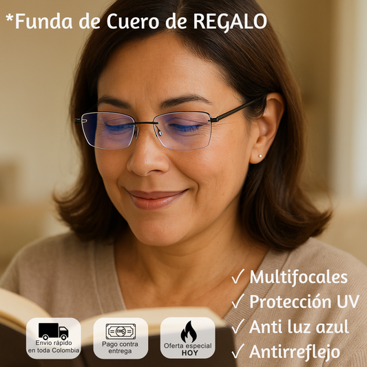 Pack Gafas Sensilens Multifocales + Fundas de Regalo | OFERTA 2X1