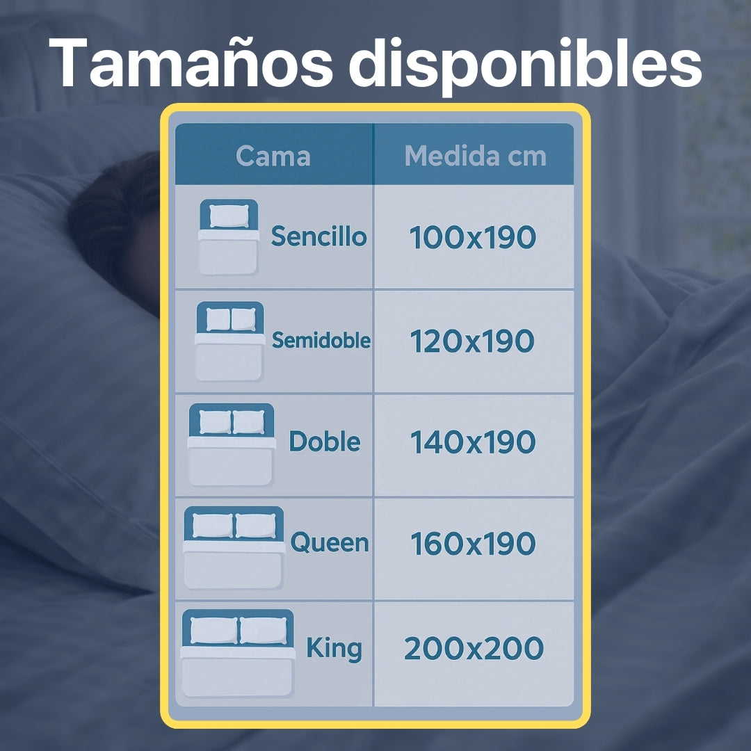 JUEGO SÁBANAS DE LUJO 600 HILOS ALGODÓN - 15 COLORES