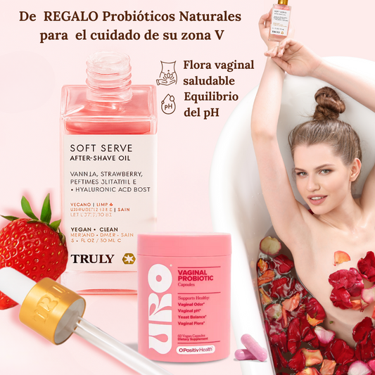 SKIN GLOW - ACEITE TRULY PARA UNA PIEL PERFECTA + PROBIÓTICOS NATURALES DE REGALO